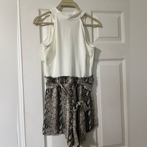 Snake print romper from Francesca’s- size medium